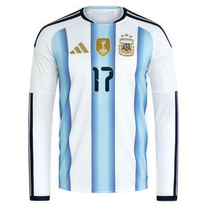 Maillot Domicile Argentine adidas 26 - Manches longues avec flocage Garnacho 17, vue 3