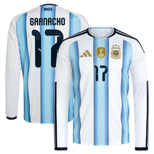 Maillot Domicile Argentine adidas 26 - Manches longues avec flocage Garnacho 17, vue 1