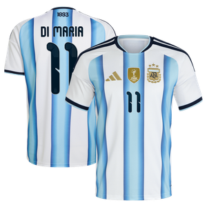 Maillot Domicile Argentine adidas 26 - Enfant avec flocage Di Maria 11, vue 2