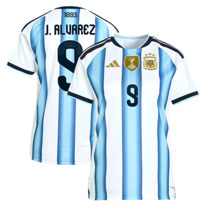 Maillot Domicile Argentine adidas 26 - Femme avec flocage J. Alvarez  9, vue 1