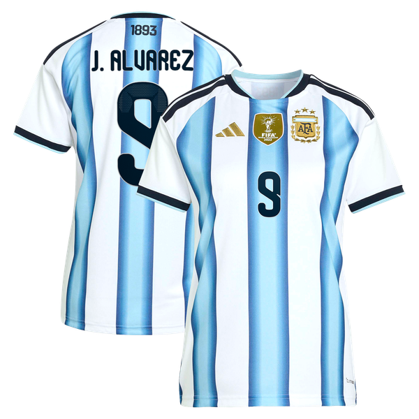 Maillot Domicile Argentine adidas 26 - Femme avec flocage J. Alvarez  9