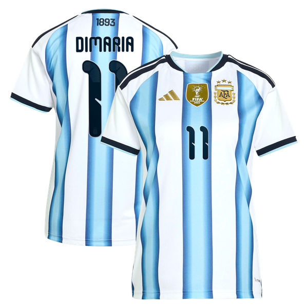 Maillot Domicile Argentine adidas 26 - Femme avec flocage Di Maria 11