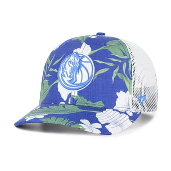 Men's '47  Royal Dallas Mavericks Beach Side Trucker Adjustable Hat