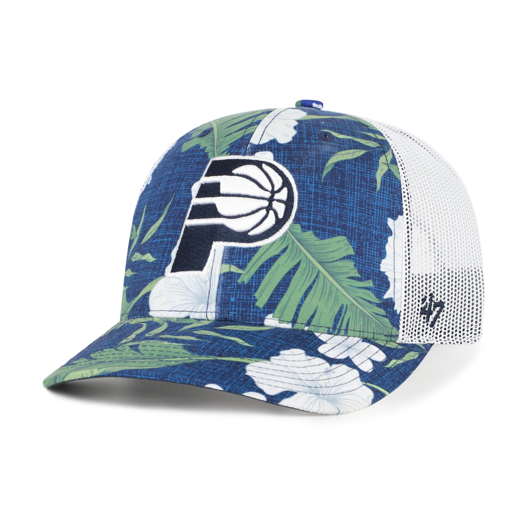 '47 Brand Men's Navy Indiana Pacers Beach Side Trucker Adjustable Hat - Navy, White