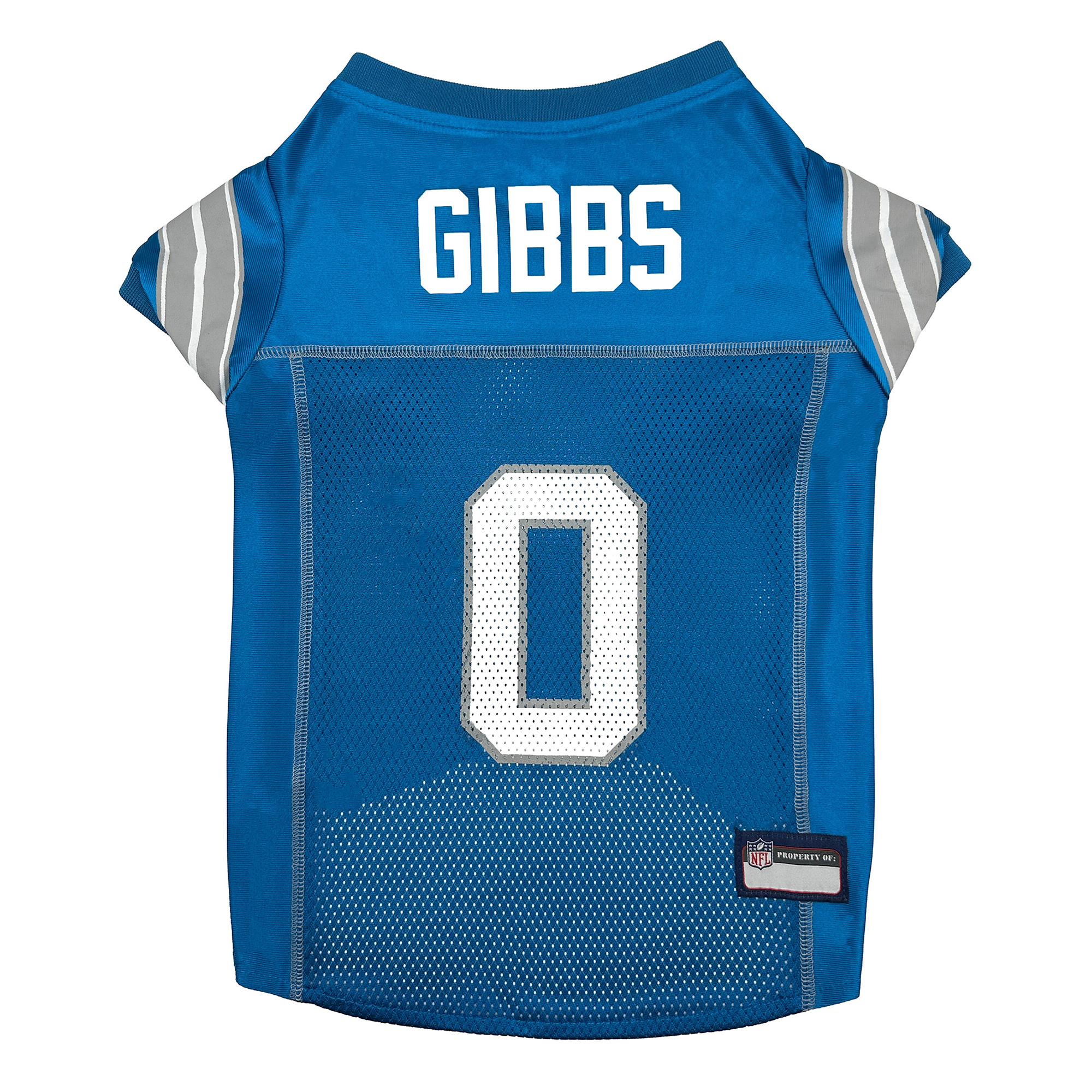 Jahmyr Gibbs Blue Detroit Lions Player Pet Jersey