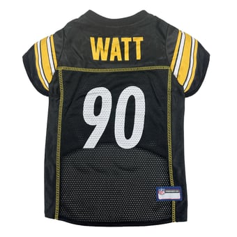 T.J. Watt Black Pittsburgh Steelers Player Pet Jersey