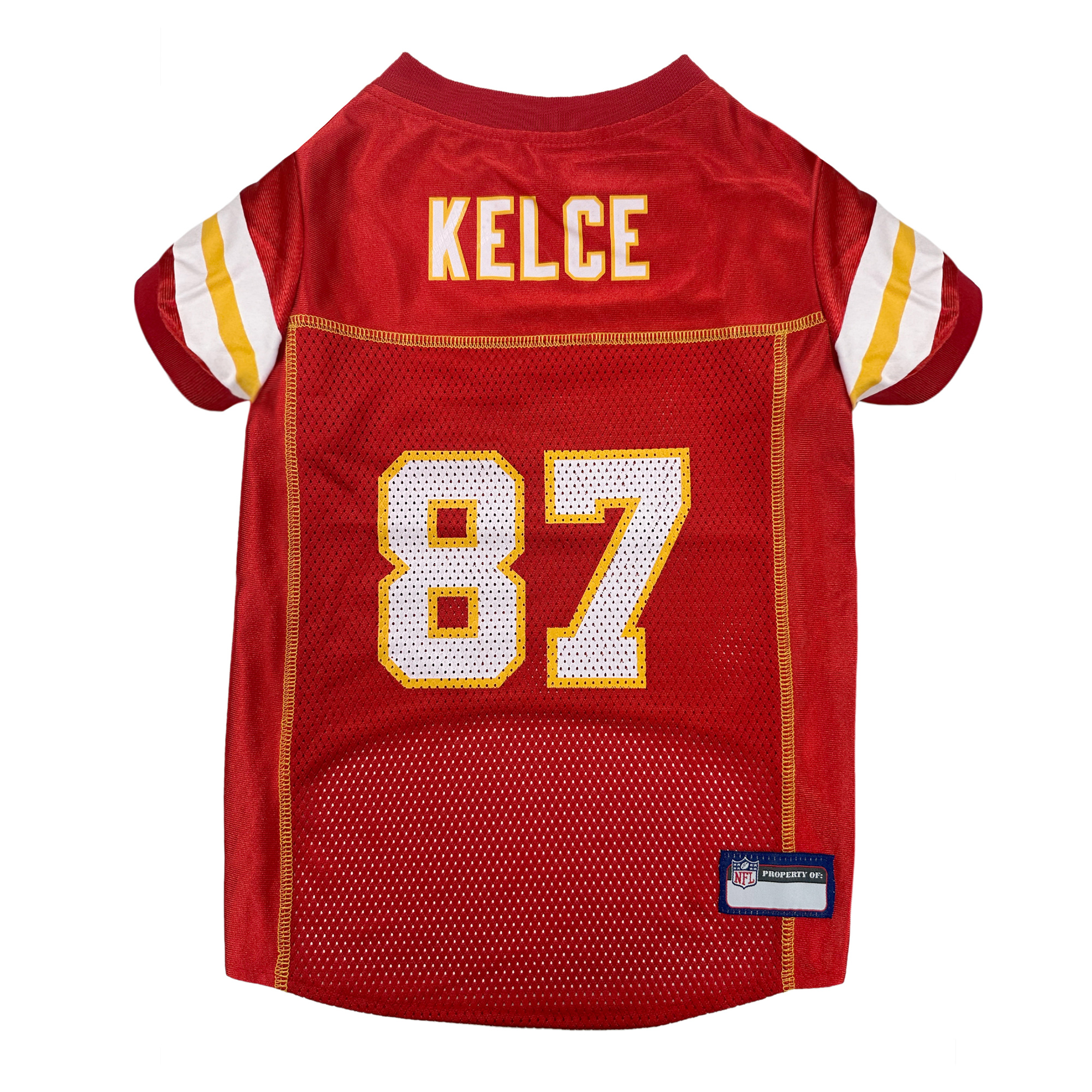 Travis Kelce Red Kansas City Chiefs Player Pet Jersey