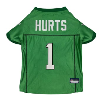 Jalen Hurts Kelly Green Philadelphia Eagles Player Pet Jersey