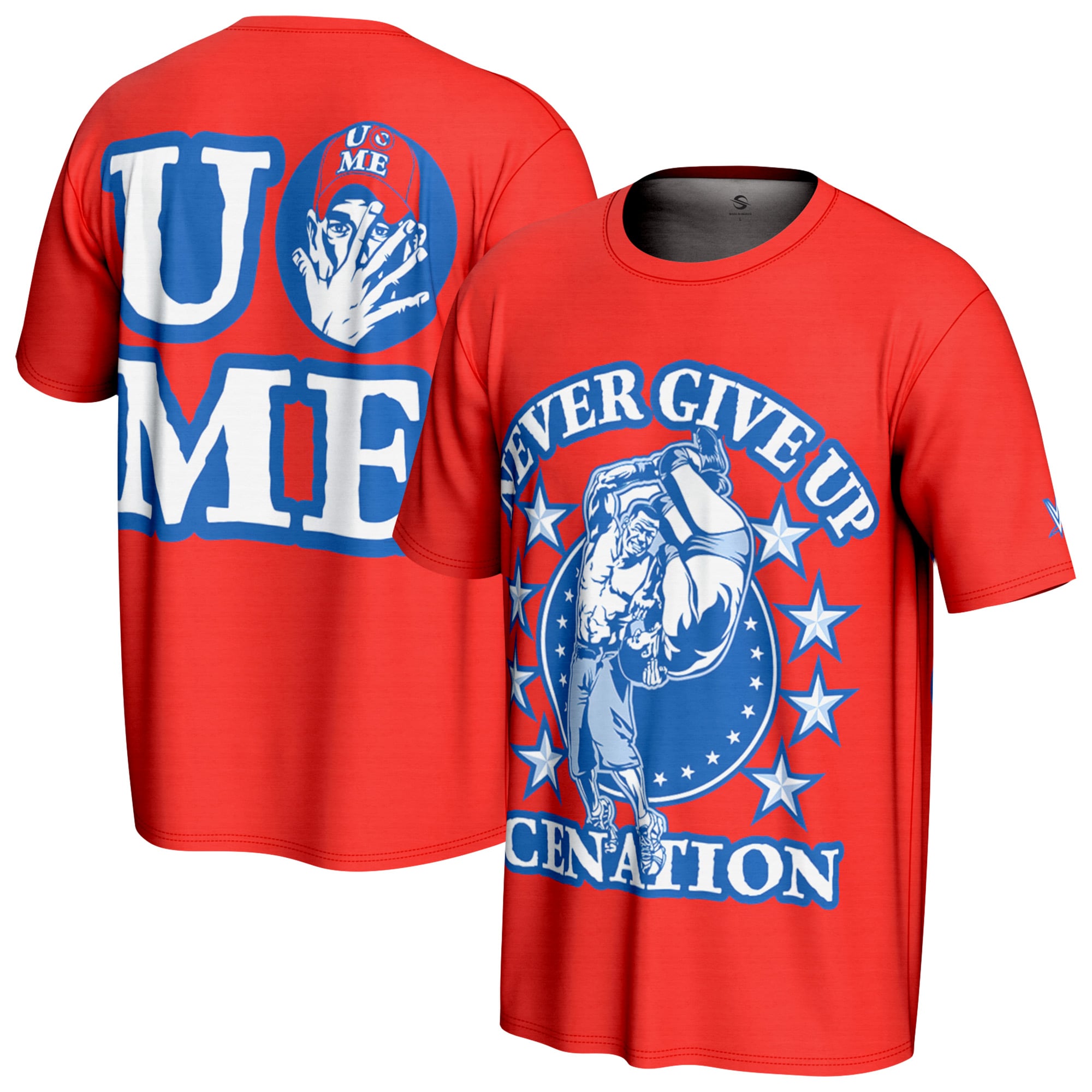 Men's ProSphere Red John Cena Retro T-Shirt