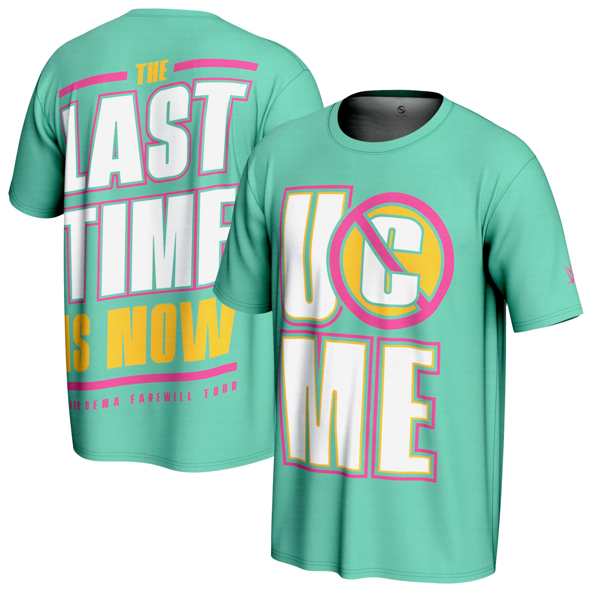 Men's ProSphere Teal John Cena San Diego Farewell Tour T-Shirt