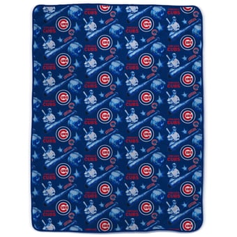 Pegasus  Chicago Cubs Tonal Slugger Ultra Cozy Oversized Blanket