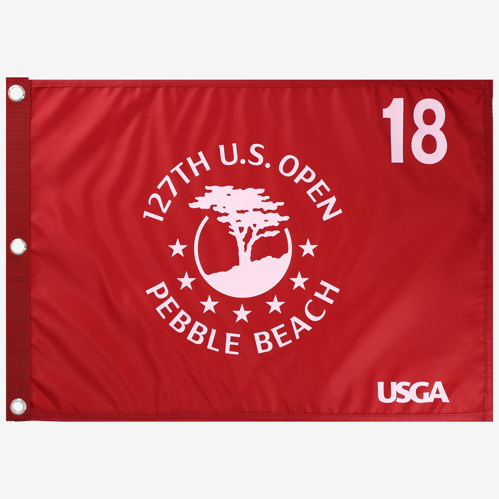 2027 U.S. Open Red 13.5″ x 19.75″ Pebble Beach Flag 2027 U.S. Open Red 13.5″ x 19.75″ Pebble Beach Flag