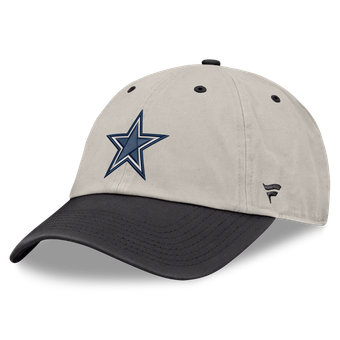 Men's Fanatics Beige/Charcoal Dallas Cowboys Frame Adjustable Hat