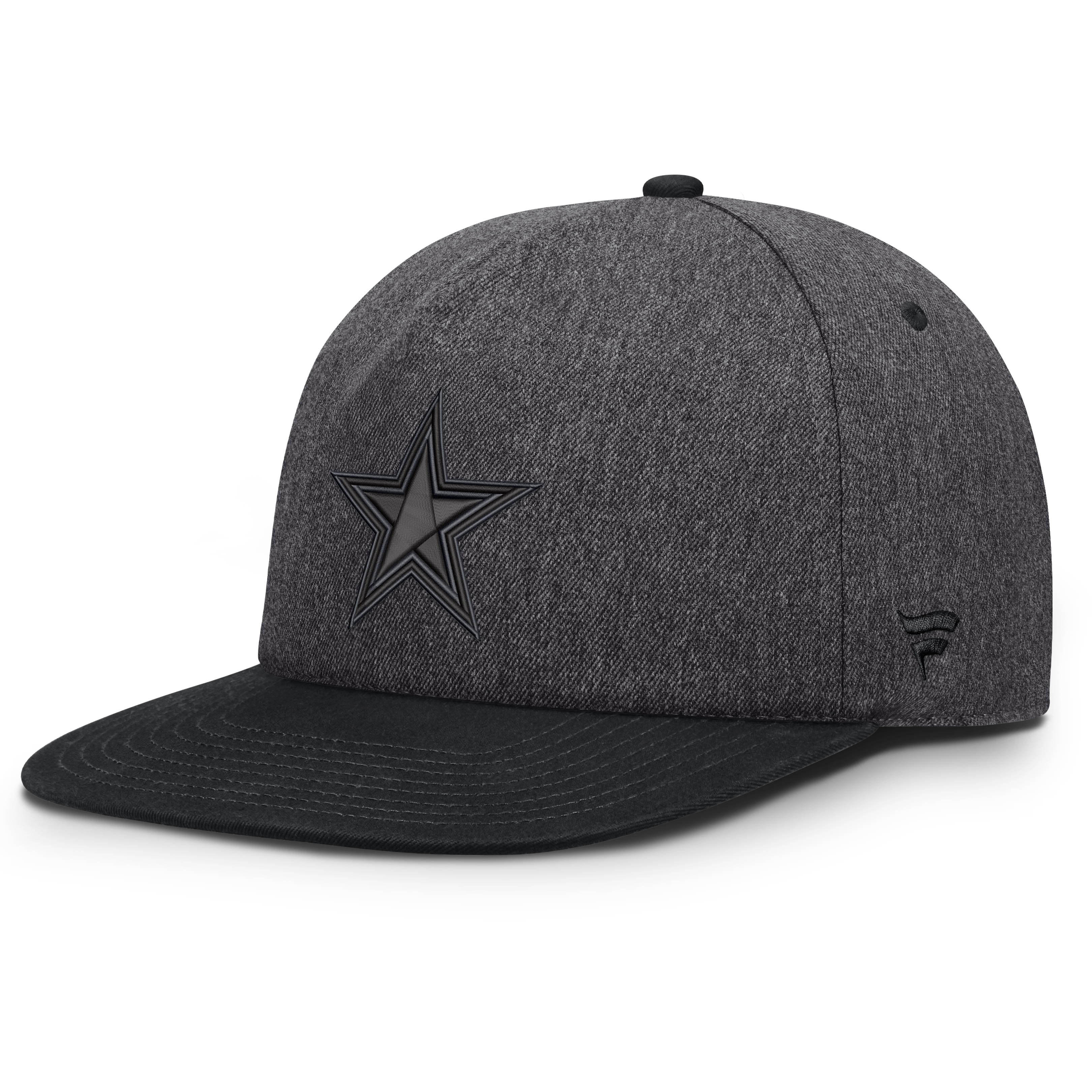 Men's Fanatics Heather Gray/Charcoal Dallas Cowboys Clear Away Golfer Adjustable Hat
