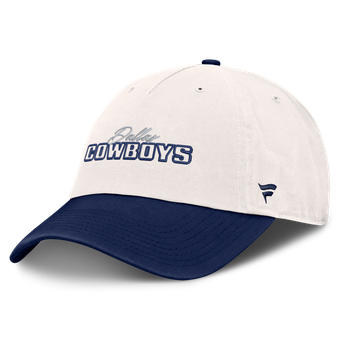 Women's Fanatics  Cream Dallas Cowboys Heritage Amity Adjustable Hat
