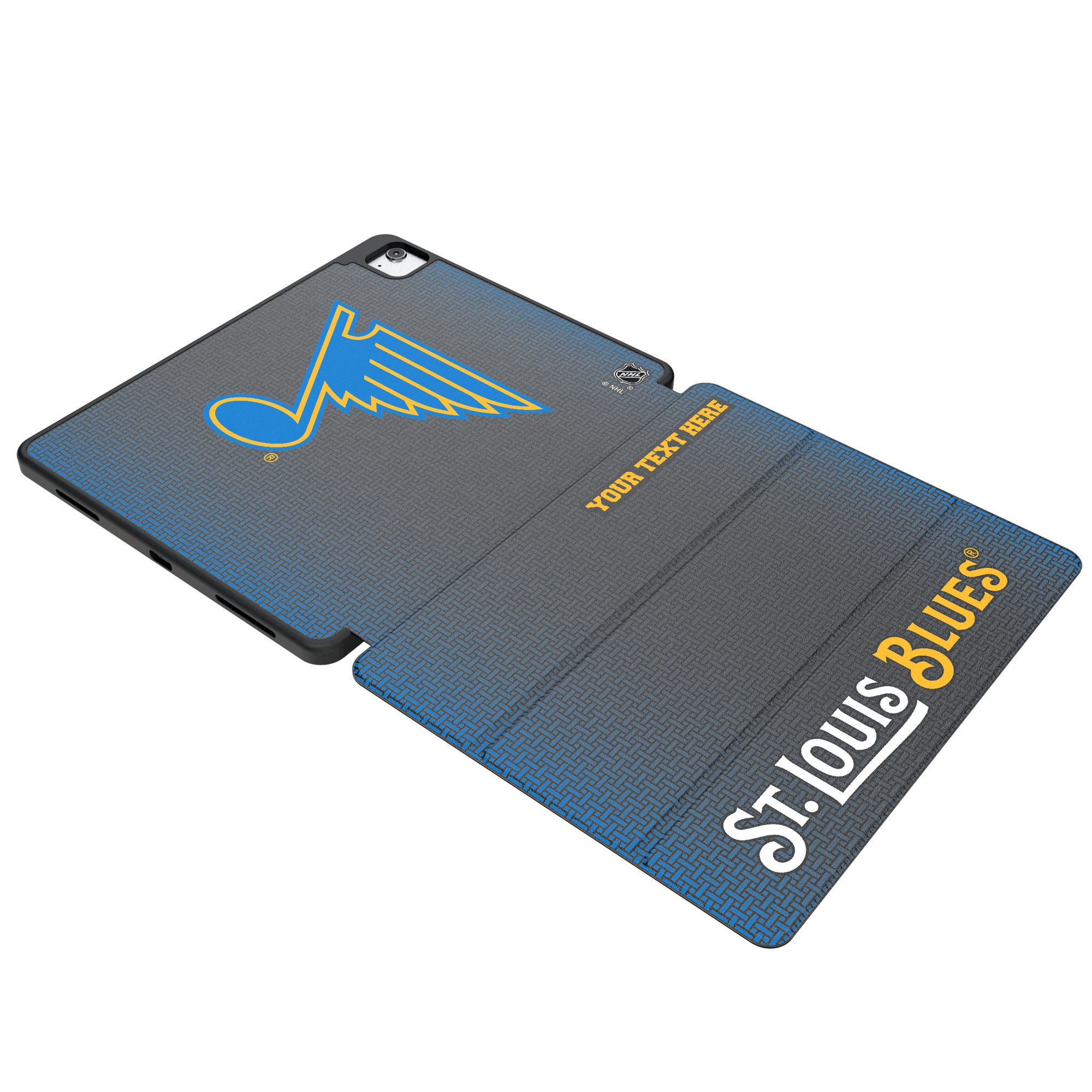 Keyscaper St. Louis Blues Personalized Linen iPad Tablet Case Keyscaper St. Louis Blues Personalized Linen iPad Tablet Case