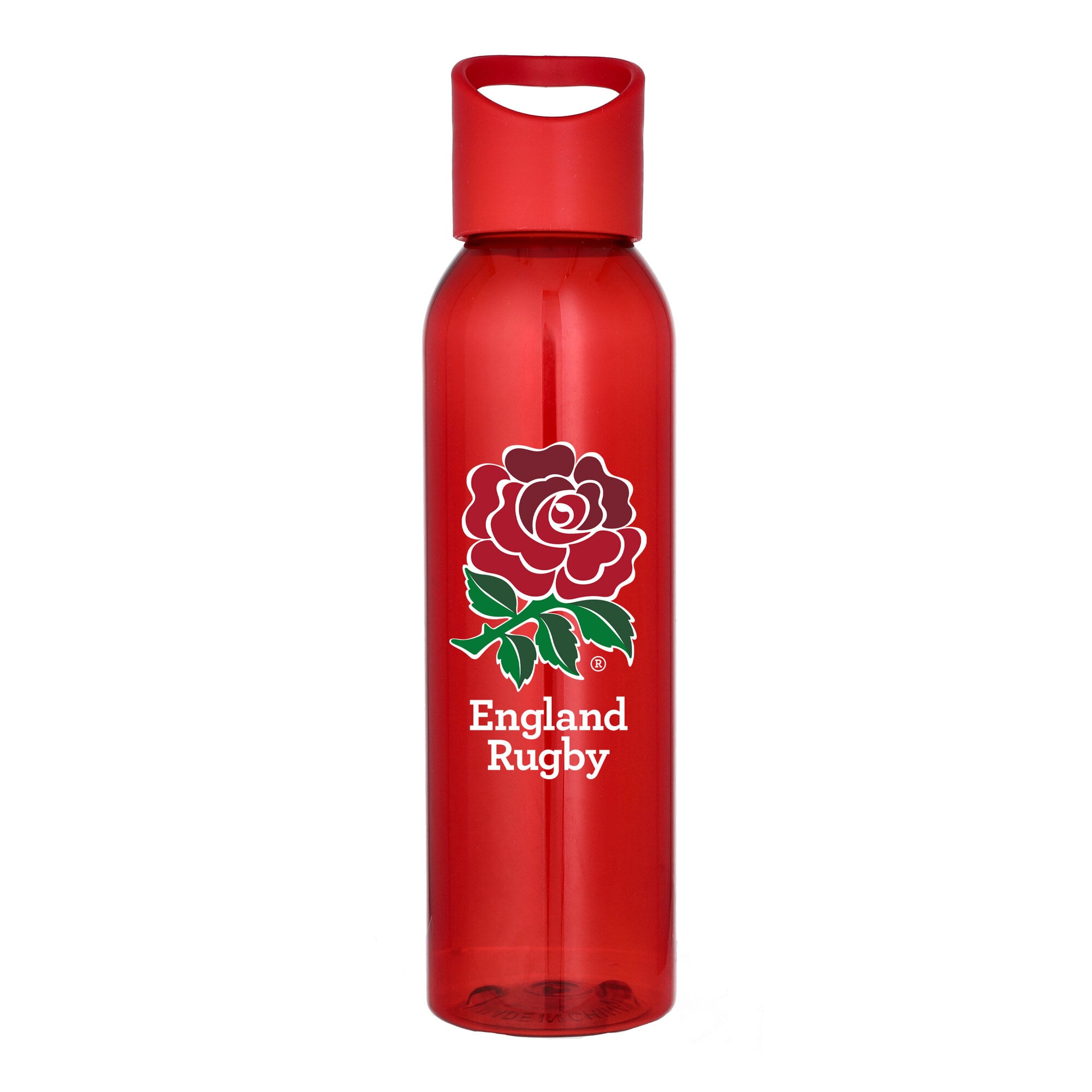 Borraccia in plastica England Rugby - Rossa - 650 ml
