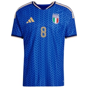Maillot Domicile Authentic Italie adidas 2026 avec flocage Tonali 8, vue 3