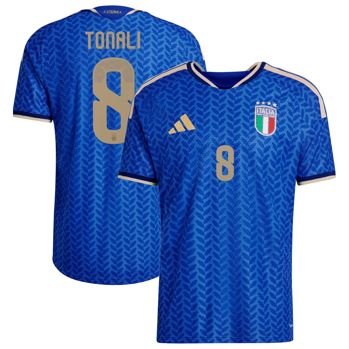Maillot Domicile Authentic Italie adidas 2026 avec flocage Tonali 8