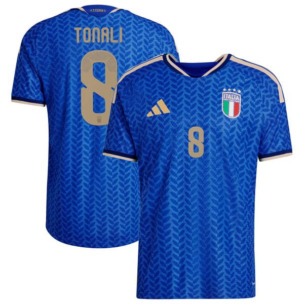 Maillot Domicile Authentic Italie adidas 2026 avec flocage Tonali 8