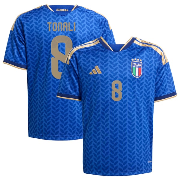 Maillot Domicile Italie adidas 2026 - Enfant avec flocage Tonali 8