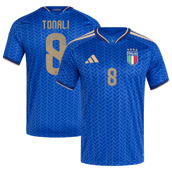 Maillot Domicile Italie adidas 2026 avec flocage Tonali 8