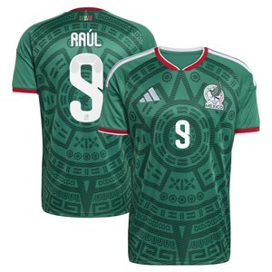 Maillot Domicile Mexique adidas 2026 avec flocage Raúl 9, vue 2