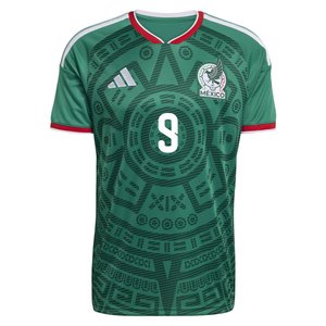Maillot Domicile Mexique adidas 2026 avec flocage Raúl 9, vue 3