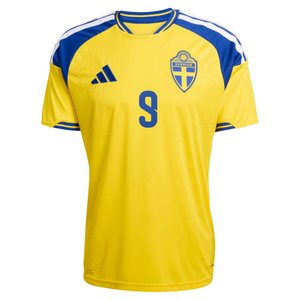 Maillot Domicile Suède adidas 2026 avec flocage Isak 9, vue 3