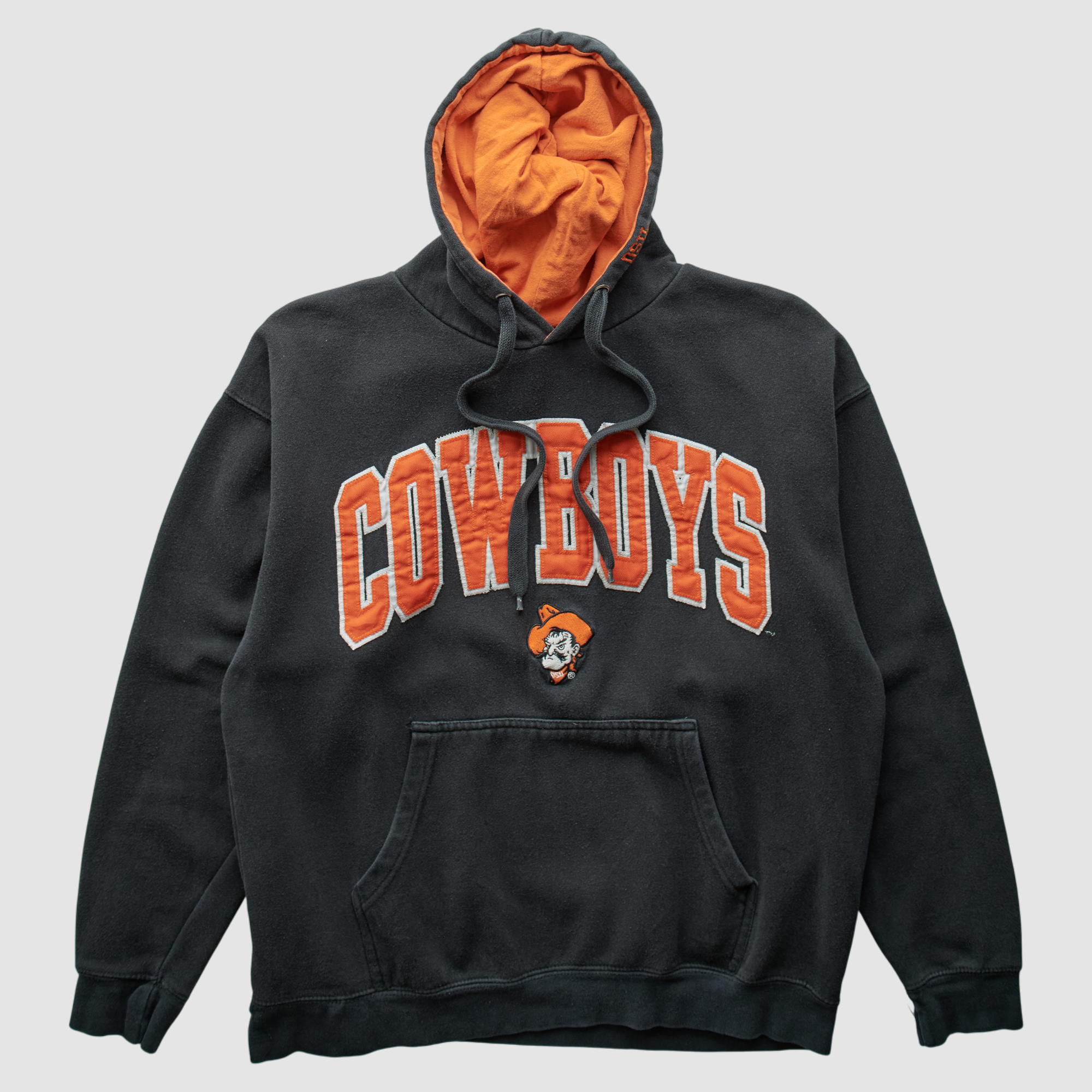 Oklahoma State Cowboys 2000s Hooded Pullover Sweatshirt – Black – S by Fanatics Real Vintage Oklahoma State Cowboys 2000s Hooded Pullover Sweatshirt – Black – S by Fanatics Real Vintage