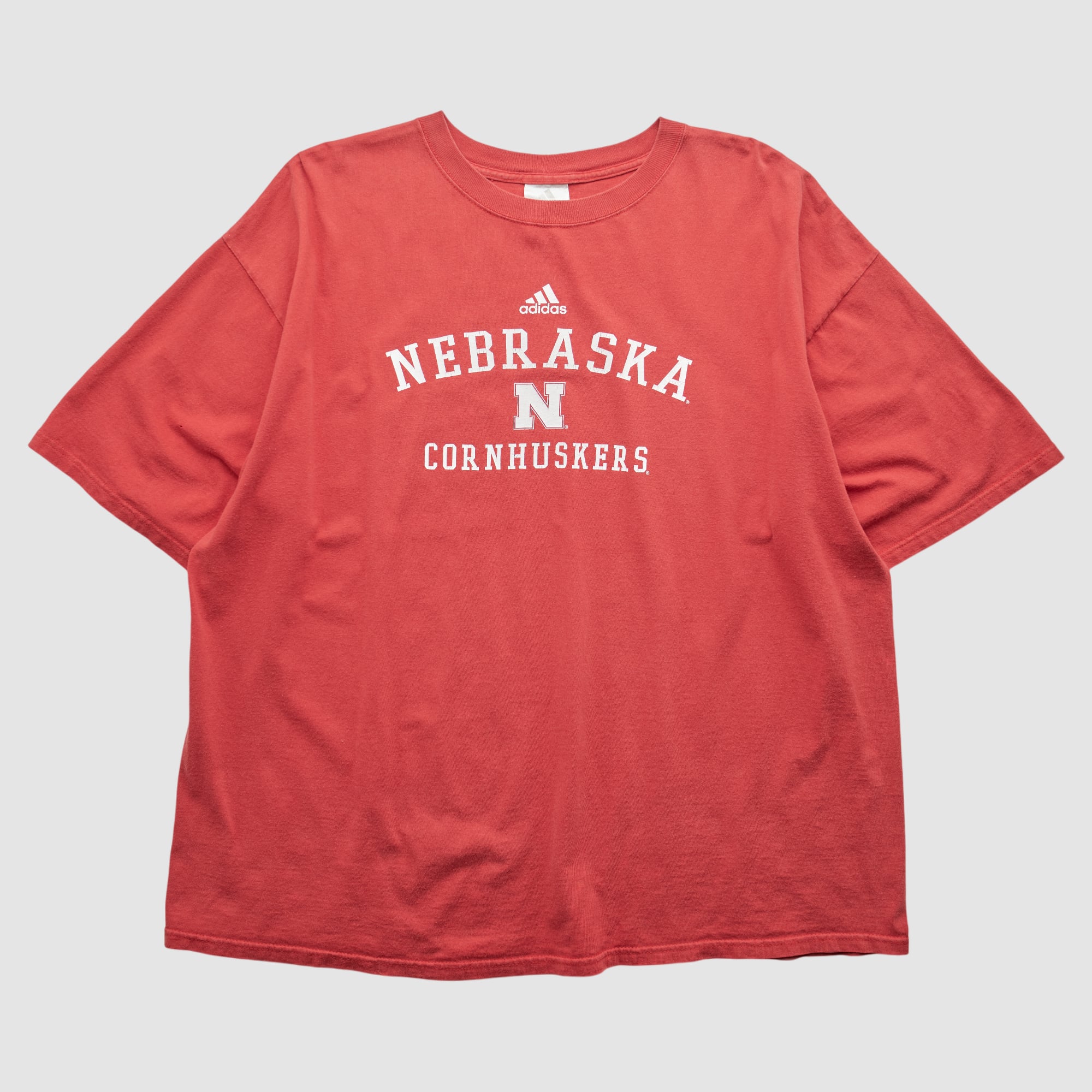 Nebraska Huskers Adidas 2000s T-shirt - Red - 2XL by Fanatics Real Vintage