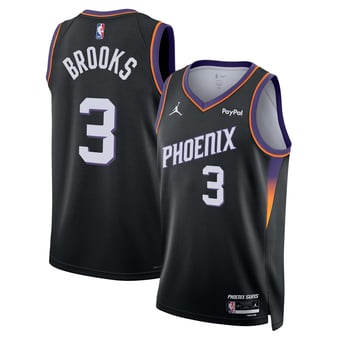 Unisex Jordan Brand Dillon Brooks Black Phoenix Suns Swingman Badge Jersey - Statement Edition