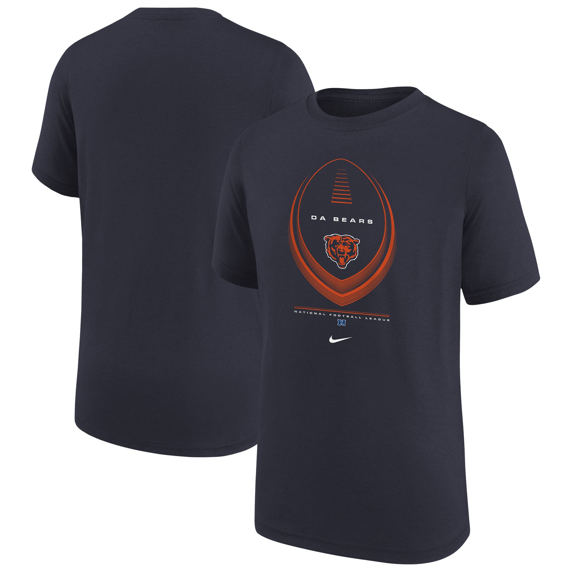 Youth Nike Navy Chicago Bears Icon Legend Dri-FIT T-Shirt
