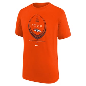 Youth Nike  Orange Denver Broncos Icon Legend Dri-FIT T-Shirt