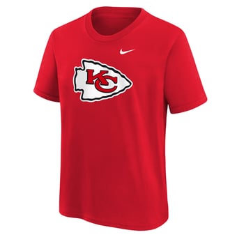 Youth Nike  Red Kansas City Chiefs Logo T-Shirt