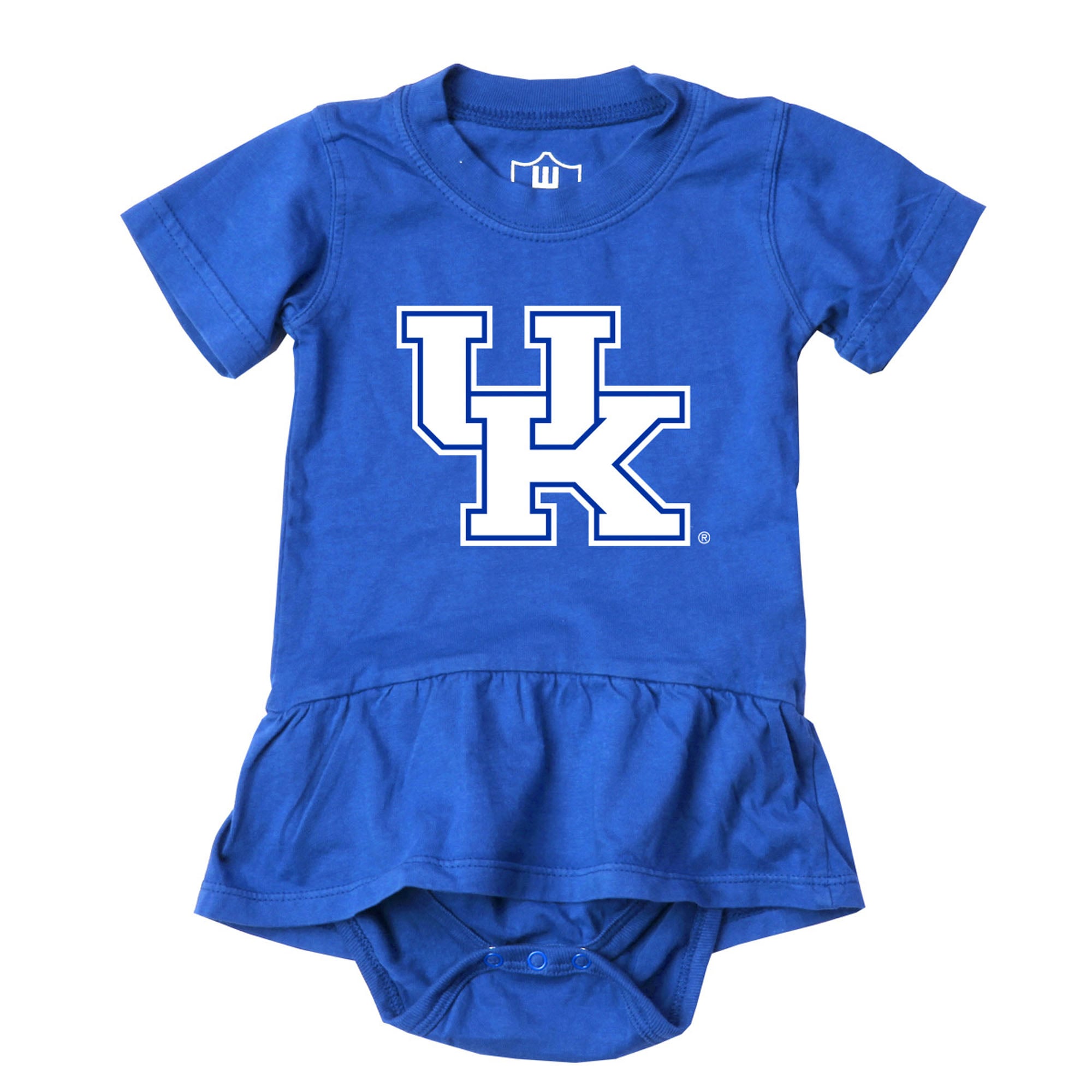 Girls Infant Wes & Willy Royal Kentucky Wildcats Skirted Bodysuit