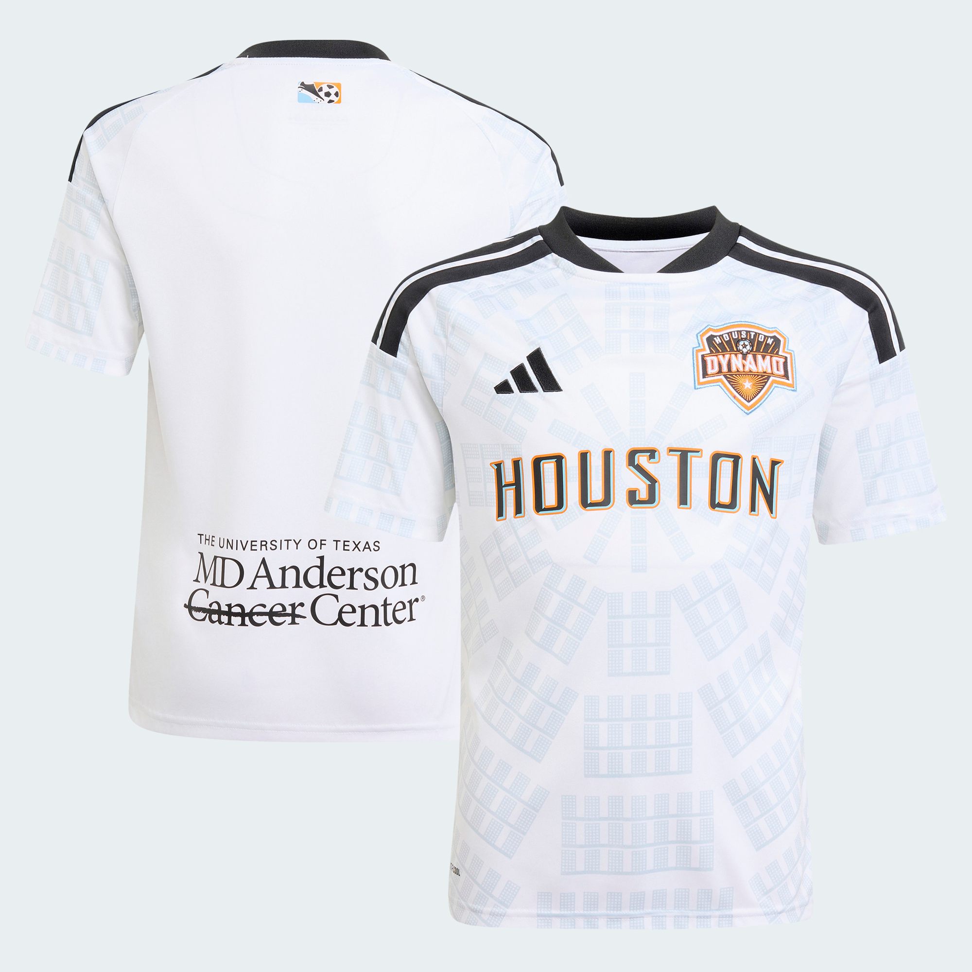 Youth adidas White Houston Dynamo FC 2026 Archive Replica Jersey