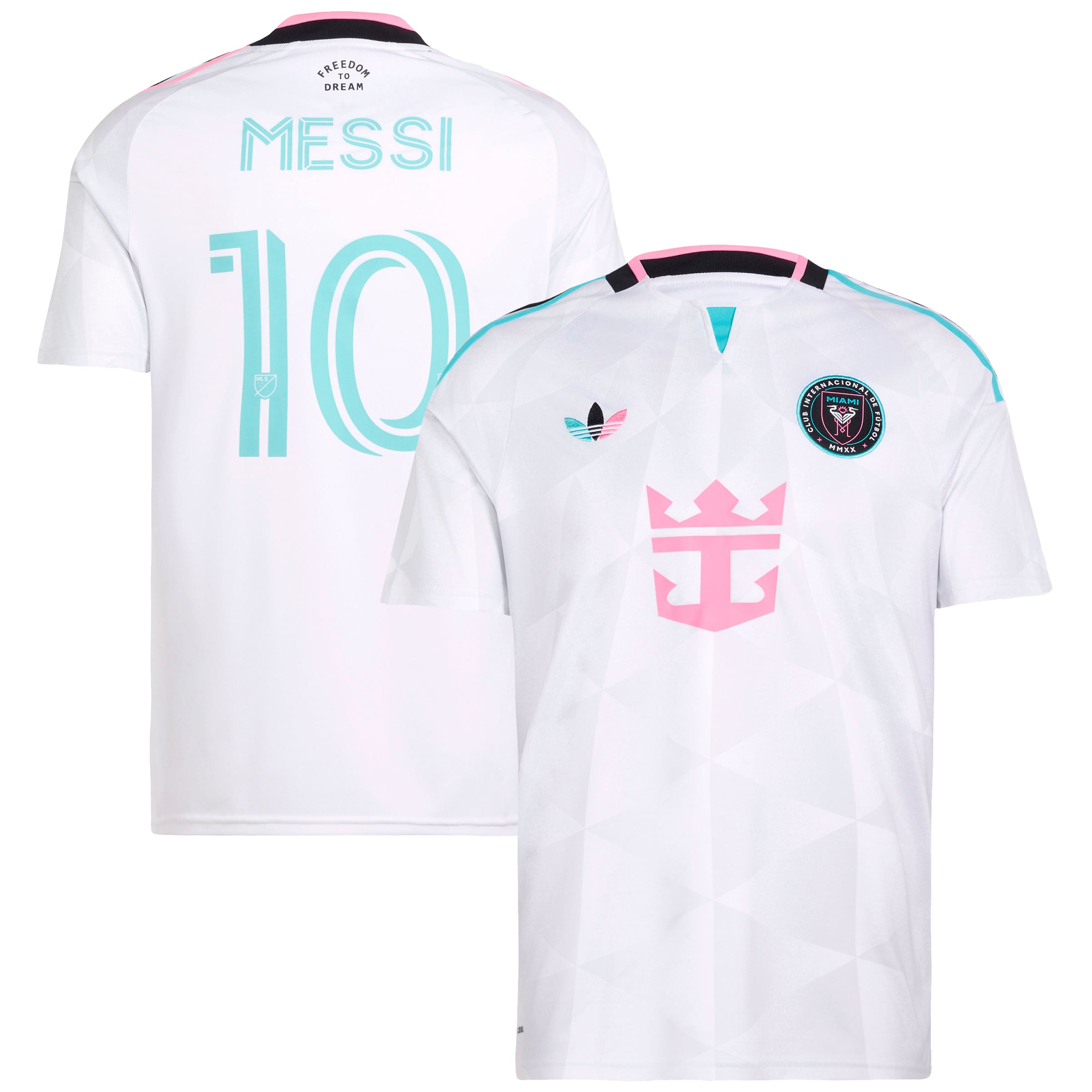 Men's adidas Lionel Messi White Inter Miami CF 2026 Third Replica Jersey