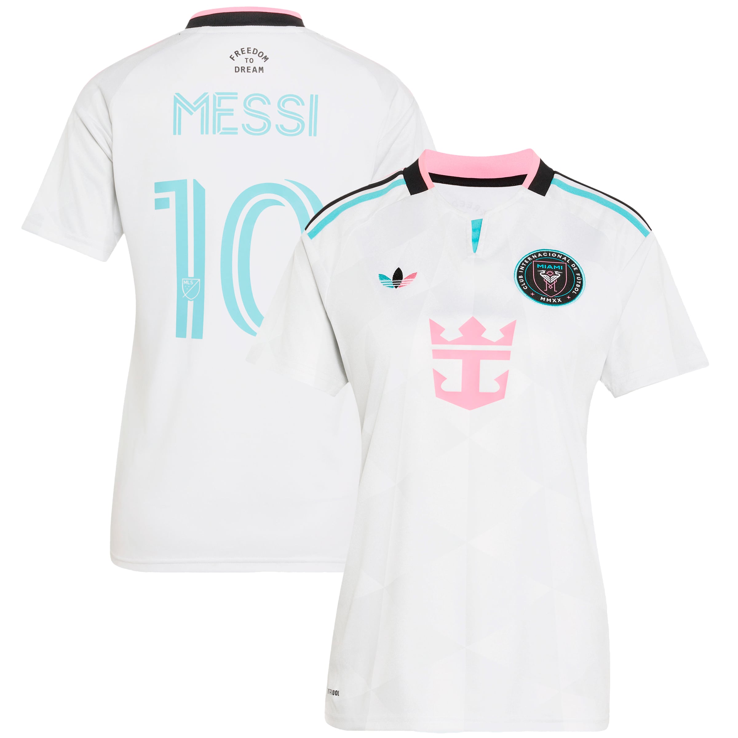 Women's adidas Lionel Messi White Inter Miami CF 2026 Third Replica Jersey