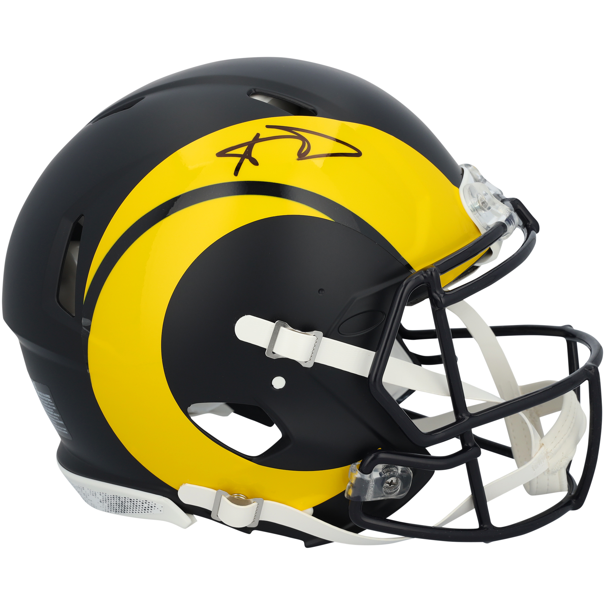 Aaron Donald Los Angeles Rams Autographed Riddell Rivalry Speed Authentic Helmet
