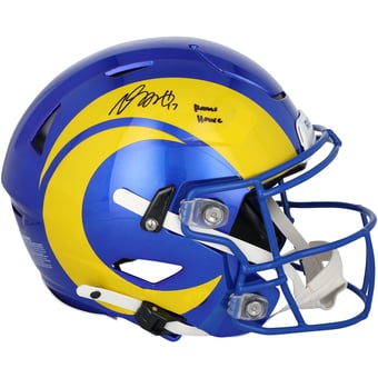 Davante Adams Los Angeles Rams Autographed Riddell Speed Flex Authentic Helmet with "Rams House" Inscription