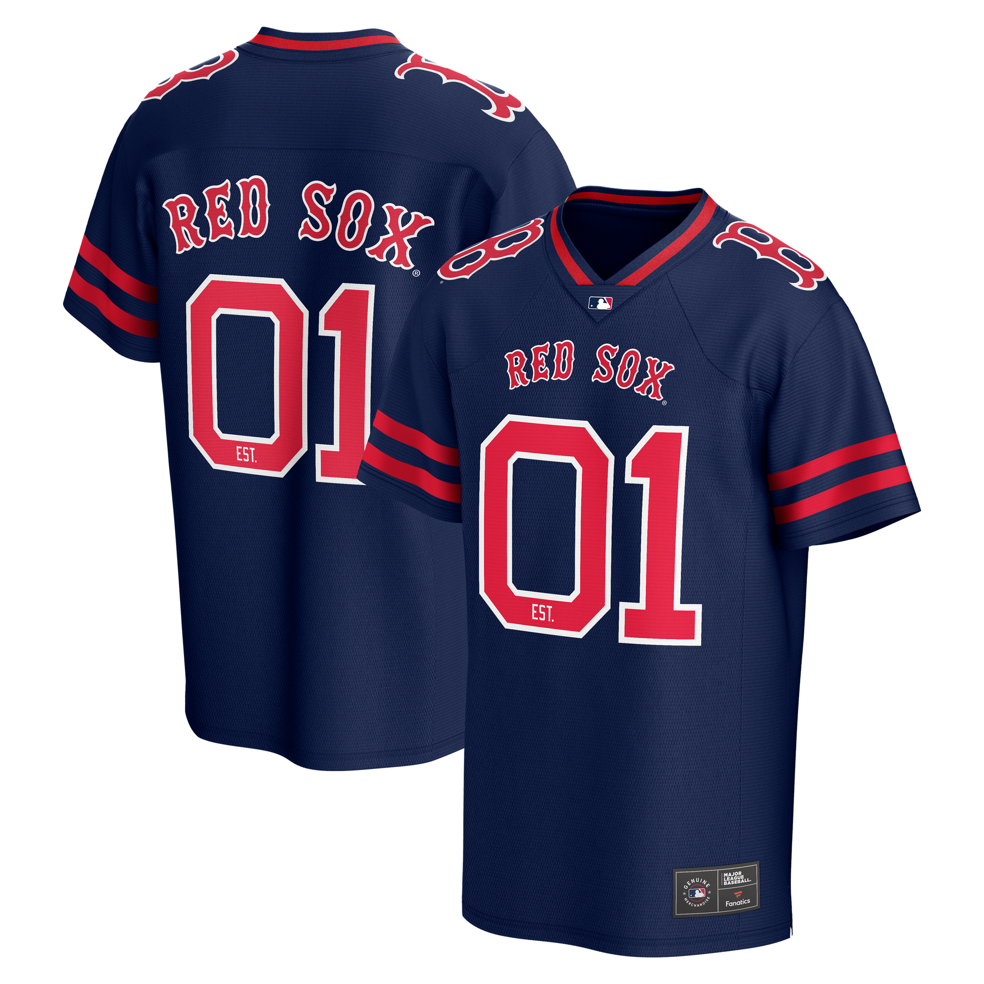 Boston Red Sox Lifestyle Foundation Football Jersey - Mens