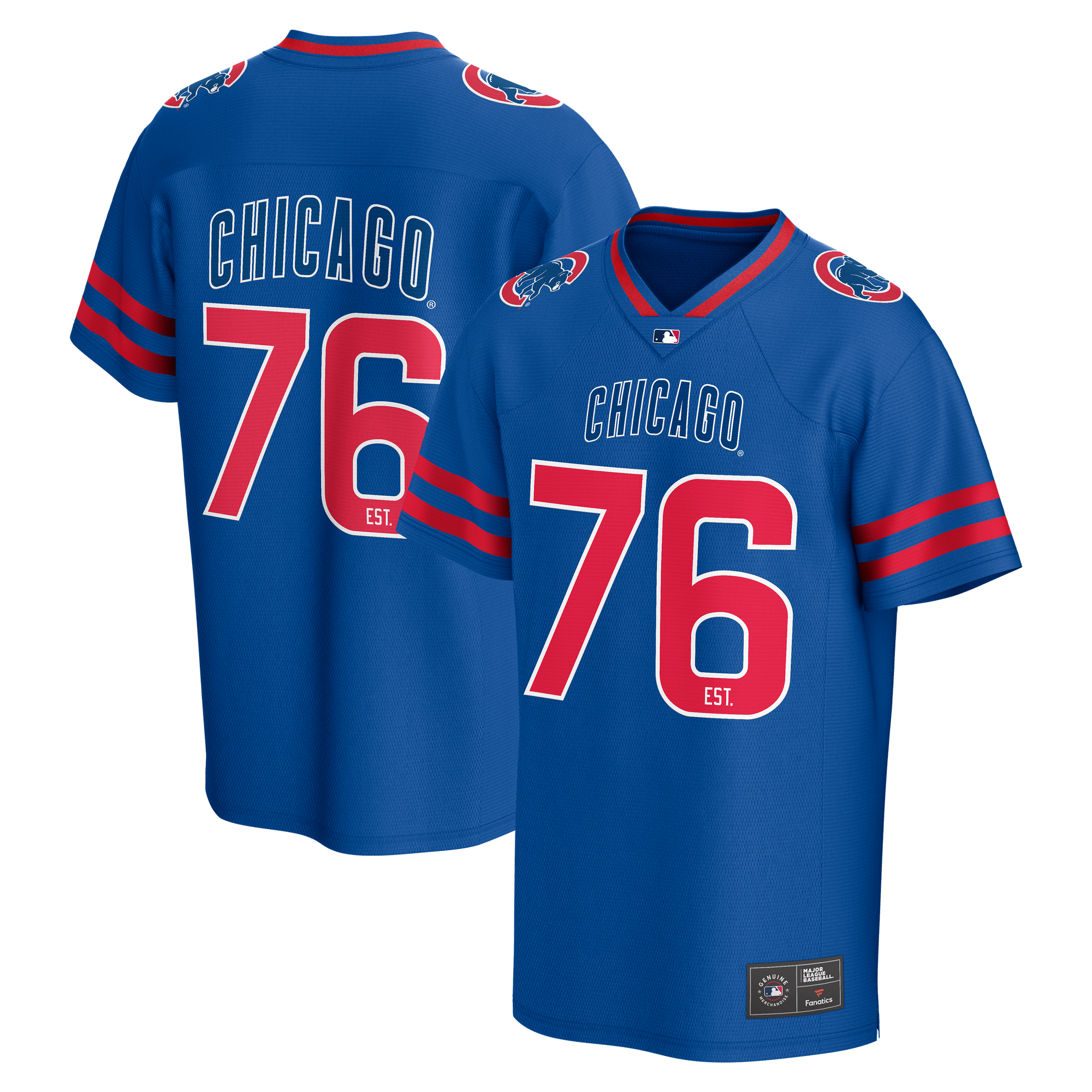 Chicago Cubs Lifestyle Foundation Football Jersey - Mens