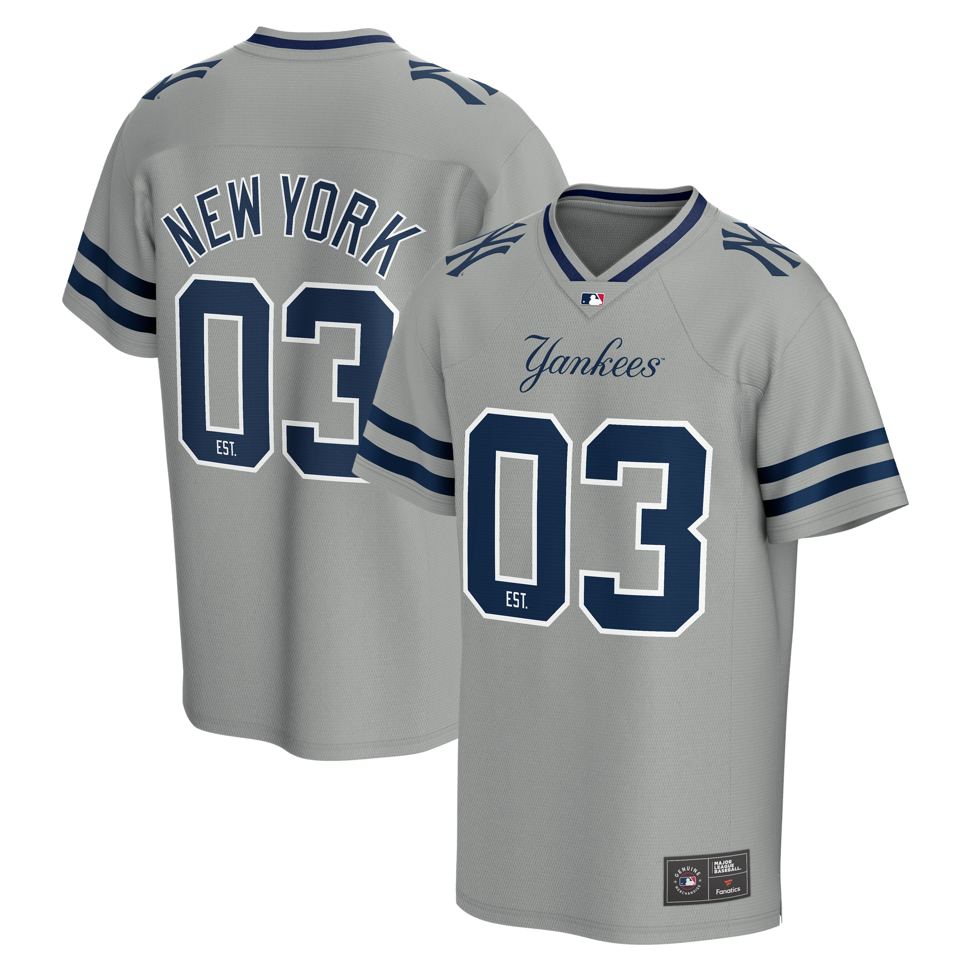 New York Yankees Lifestyle Foundation Football Jersey - Mens