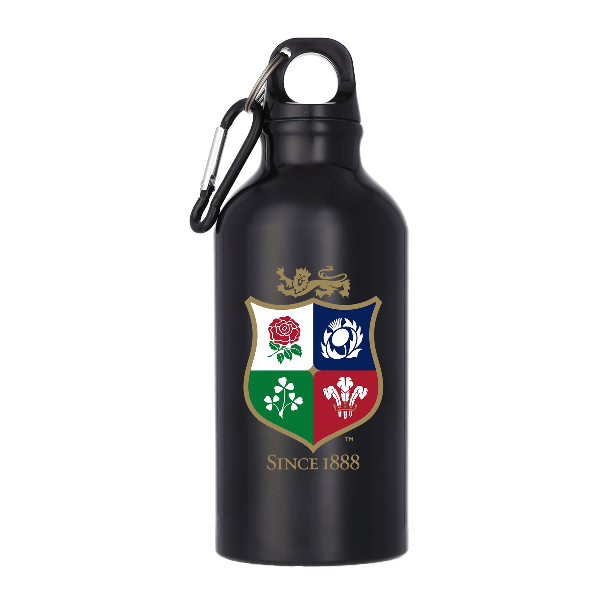 Borraccia in alluminio British & Irish Lions - 400 ml - Nera