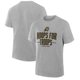 Men's Gray Phoenix Suns Hoops For Troops T-Shirt