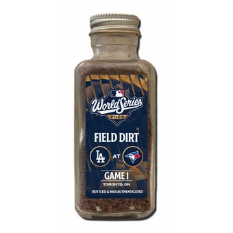 Los Angeles Dodgers vs. Toronto Blue Jays Game-Used Dirt Jar from Game 1 of the 2025 World Series
