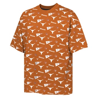 Youth Outerstuff Texas Orange Texas Longhorns Scramble All Over Print T-Shirt