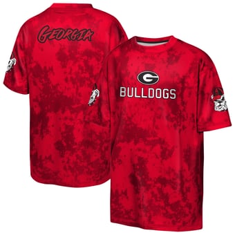 Youth Outerstuff  Red Georgia Bulldogs Off-Side Sublimated T-Shirt