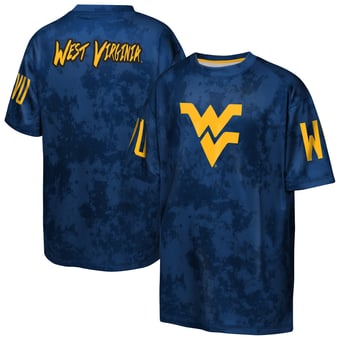Youth Outerstuff  Navy West Virginia Mountaineers Off-Side Sublimated T-Shirt